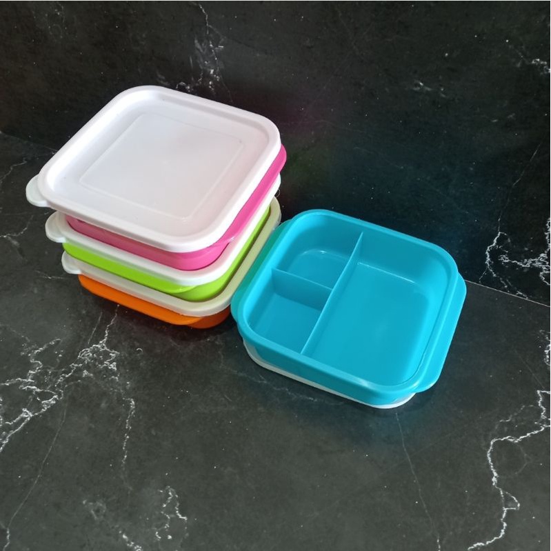 Tempat Makan Sekat RAINBOW Lunch Box Souvenir Ulang Tahun