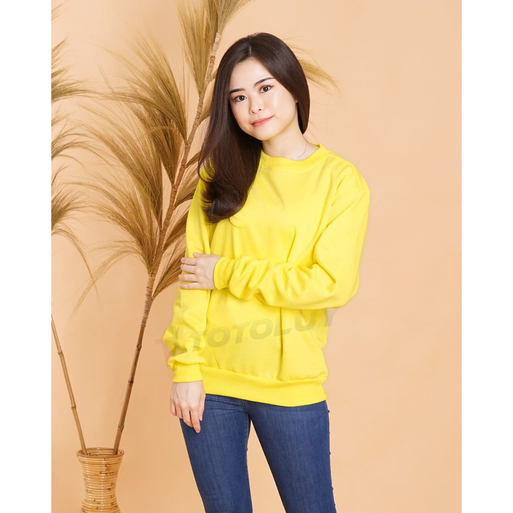 ASGARD777 - JUMPER SWEATER BASIC POLOS / TOTOLUY.ID / SWEATER POLOS / KUNING