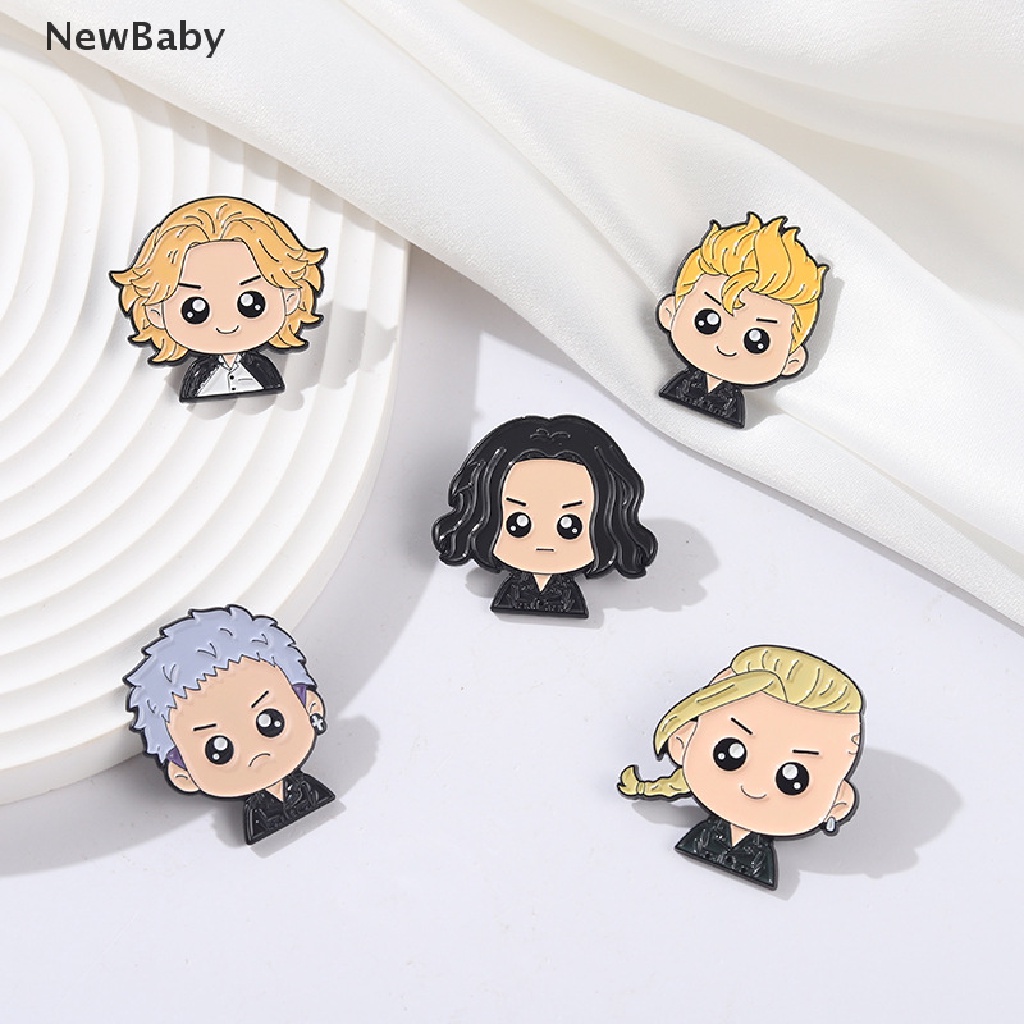 Newbaby Bros Pin Enamel Desain Kartun Anime Lucu