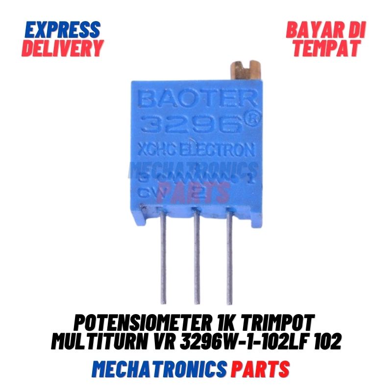 POTENSIOMETER 1K POTENTIOMETER POTENSIO TRIMPOT MULTITURN VR 329