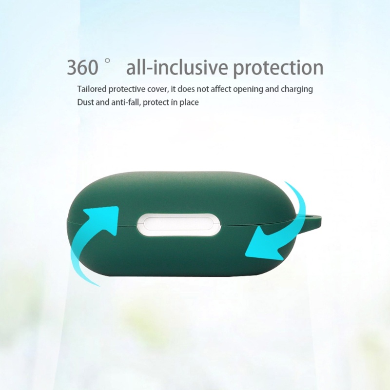 Bt Shockproof Flexible Covers for Space A40 Headset Storage Cases Protector Earbuds Pelindung Lengan Carabiner