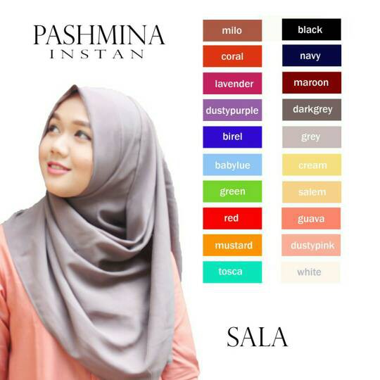  Jilbab  Hijab Pastan Pashmina Sala Instant Diamond 