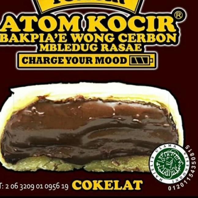 

[KODE GHNMF] Tomcir Atom Kocir Cokelat Bakpia Cirebon 1 pack isi 5