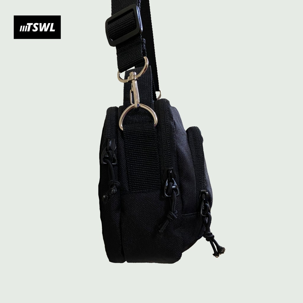 MURAH tas selempang sling bag mini pria wanita cowok unisex sling bouch mateswell SLB01