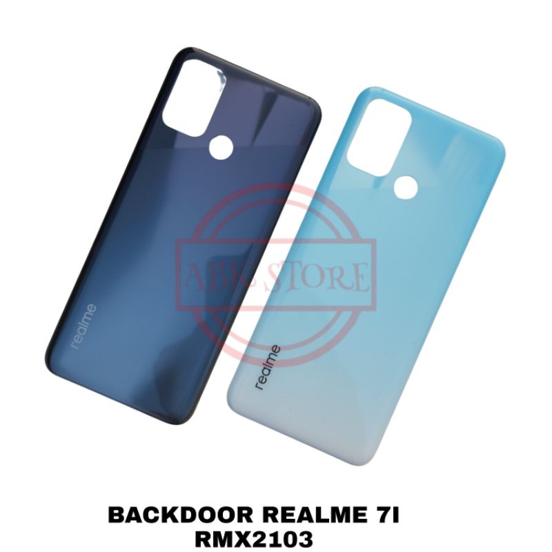 TUTUP BELAKANG BACKDOOR COVER BATERAI BACK CASING REALME 7i RMX2103