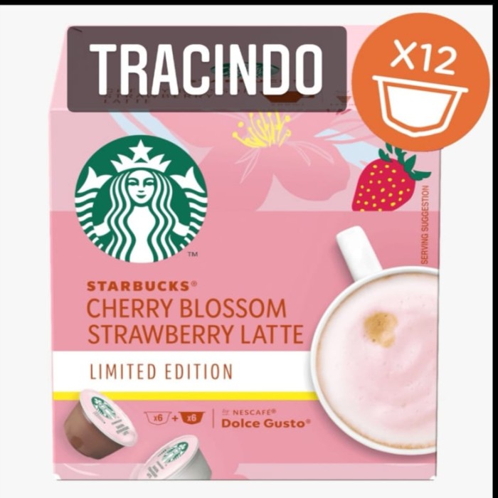 

NEW STARBUCKS CHERRY BLOSSOM STRAWBERRY LATTE -DOLCE GUSTO(LIMITED EDITION