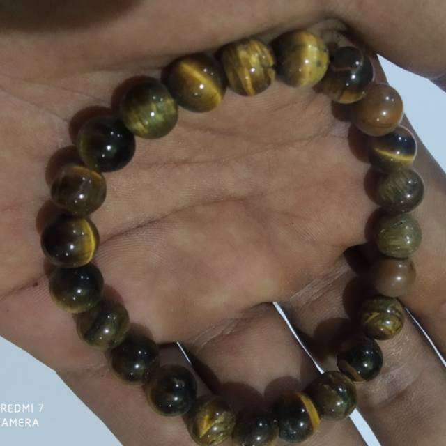 Gelang batu tiger eyes