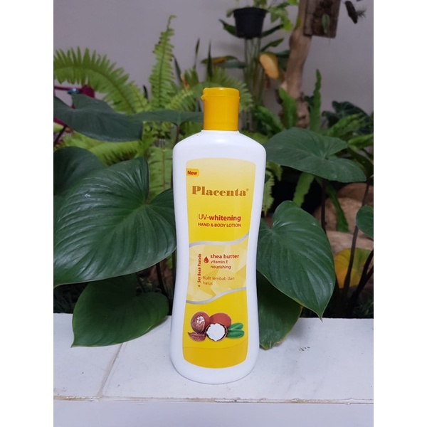 HAND BODY PLACENTA 500 ML, PLACENTA UV WHITENING HAND AND BODY LOTION, HAND N BODY LOTION PLACENTA