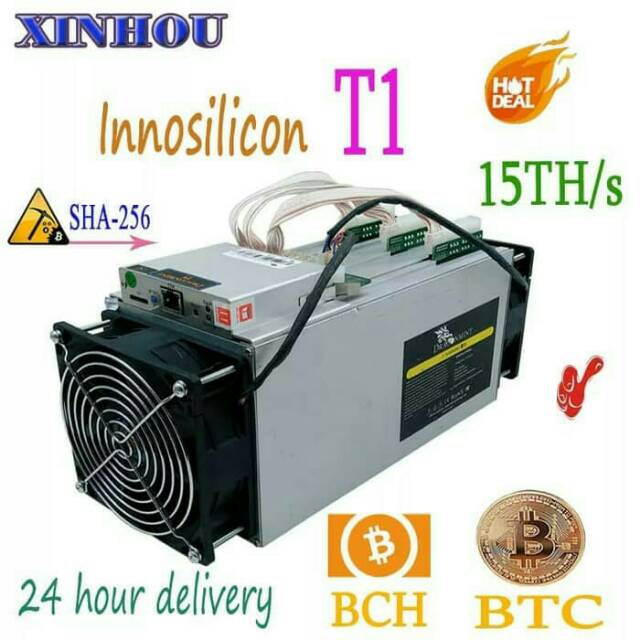 Used ASIC AntMiner Innosilicon Dragonmint T1 15TH/s SHA-256 - NO PSU