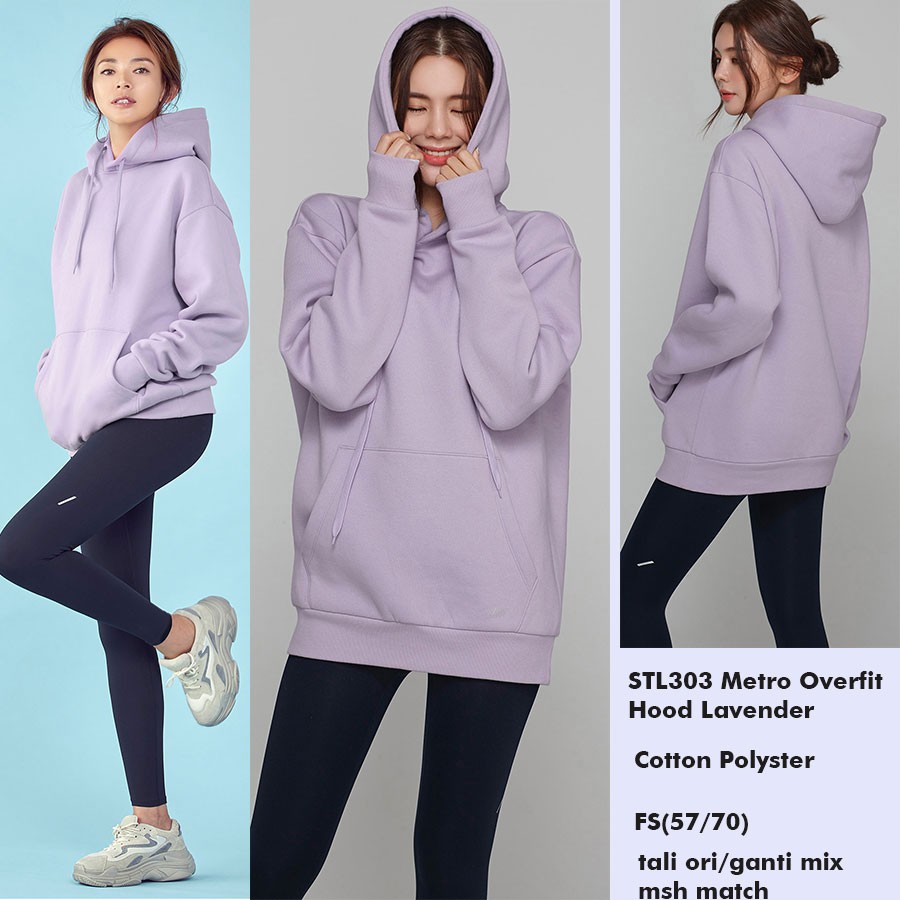 SweatshirtSTL Metro Overfit Hood 303 Wanita