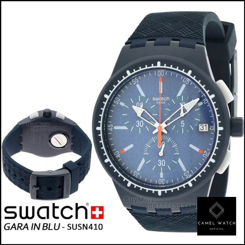 Terlaris Swatch SUSN410 Original - Jam Tangan Sporty Pria Swatch Chrono Murah