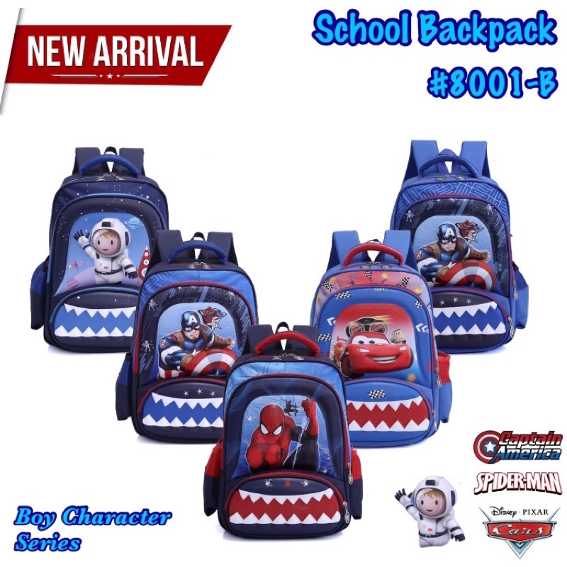 School Backpack Boy 8001-B pa_s