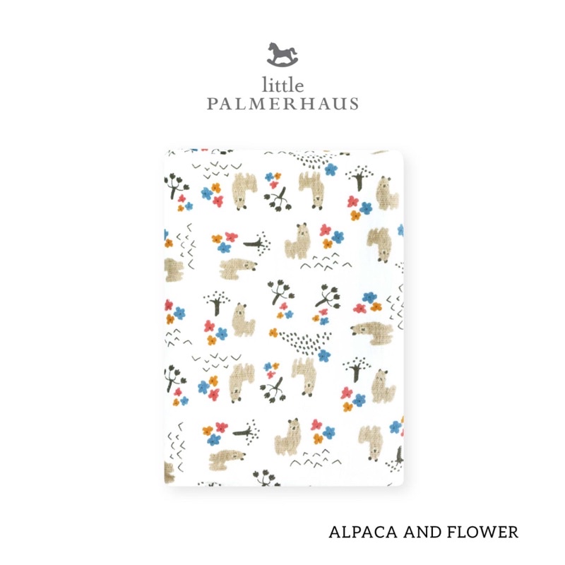 Little Palmerhaus Tottori Premium Baby Towel / Handuk bayi Tottori-Alpaca & Flower