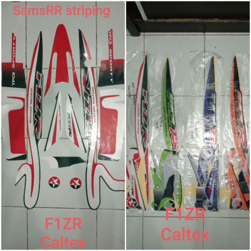 Sticker,Striping Yamaha F1ZR CALTEX