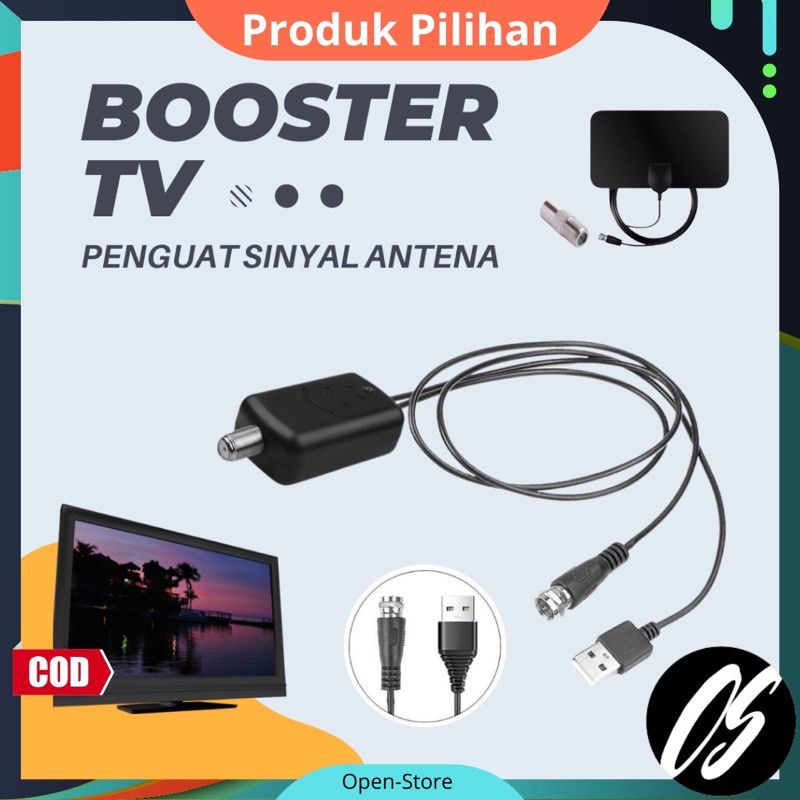 Penguat Sinyal tv digital booster antena tv digital taffware