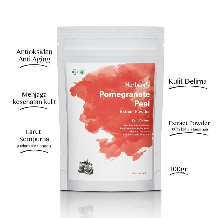 

Herbilogy Pomegranate Peel Extract Powder - 100g PROMO