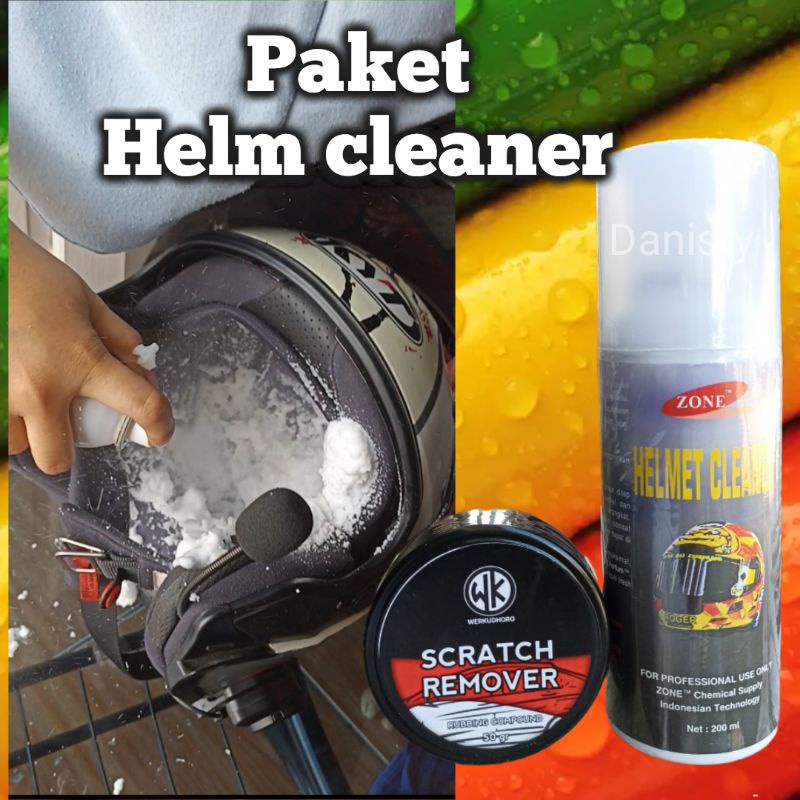 Pembersih helmet/penghilang baret/helmet cleaner