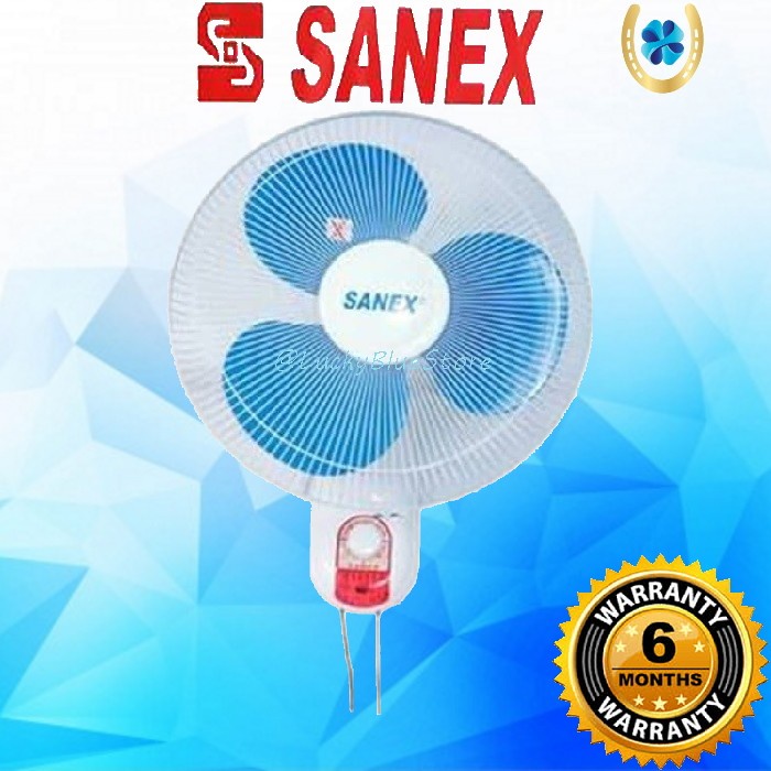 Sanex Wall Fan Kipas Angin Dinding 16 Inch -warna rodom