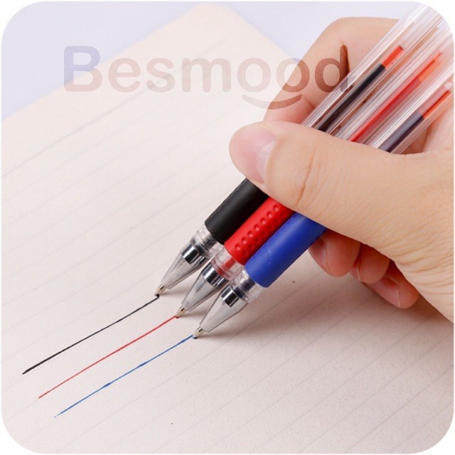 Besmood Pulpen Gel / Bolpen Pena Pen Alat Tulis Gel Tebal 0.5 MM Perlengkapan Sekolah