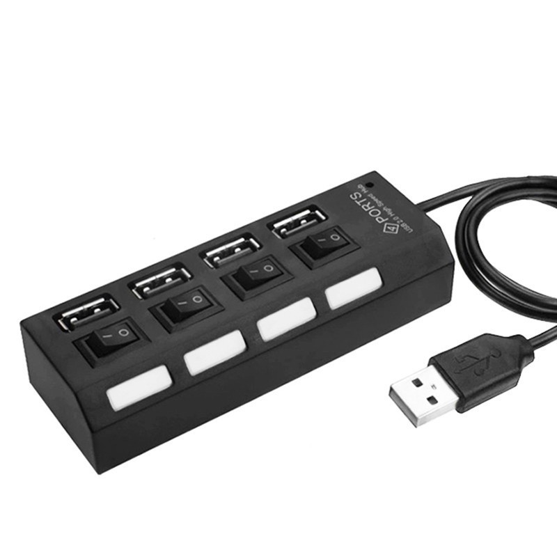 USB Hub 4 port saklar on/of(changer 4 port) - usb