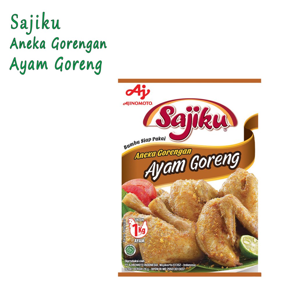 BUMBU * ANEKA AYAM GORENG * SAJIKU * 24g