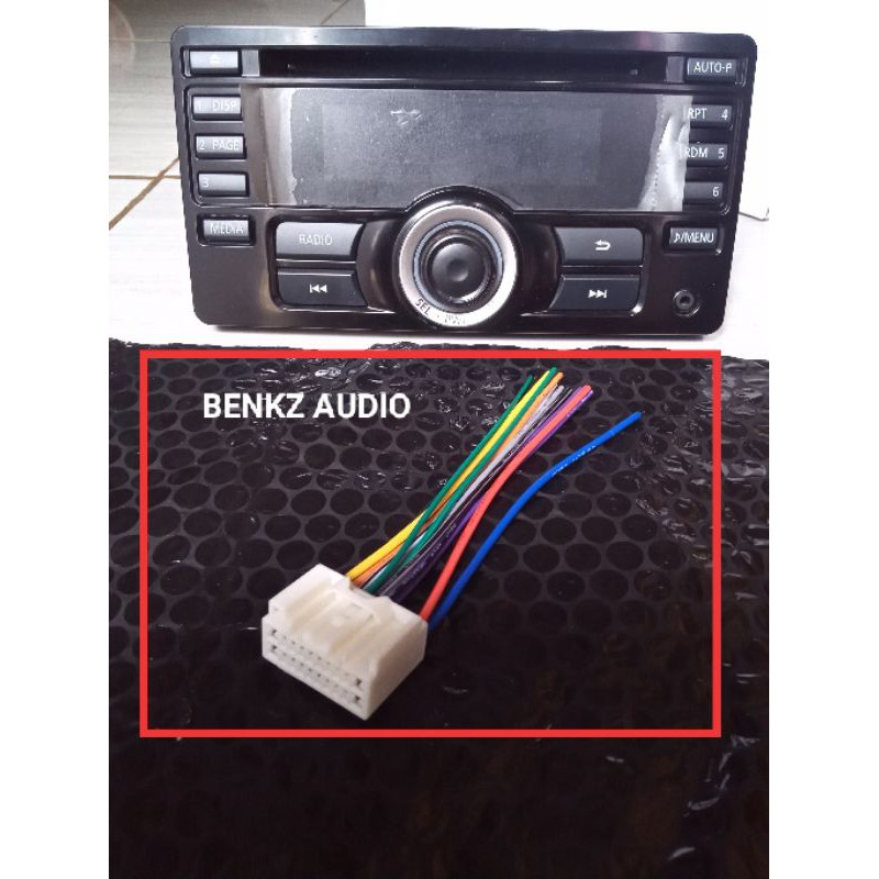 Soket Headunit Xpander Male kabel soket radio tape mobil bawaan Expander cowok