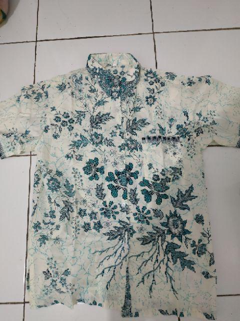 Gamis Batik Couple Plus Anak Yaya Daun 3 Warna