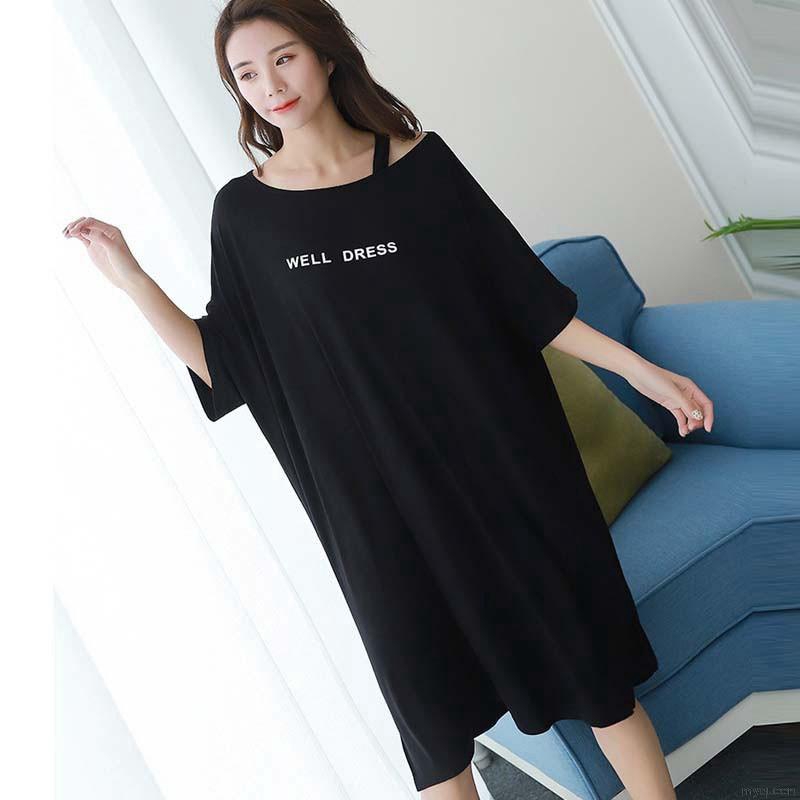 Myqueen Baju  Tidur Wanita Model  Off  Shoulder  Lengan Pendek 