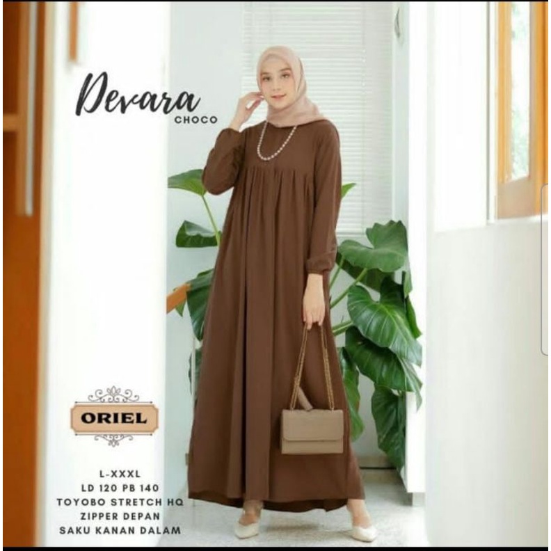 devara jumbo ld 120 gamis polos premium