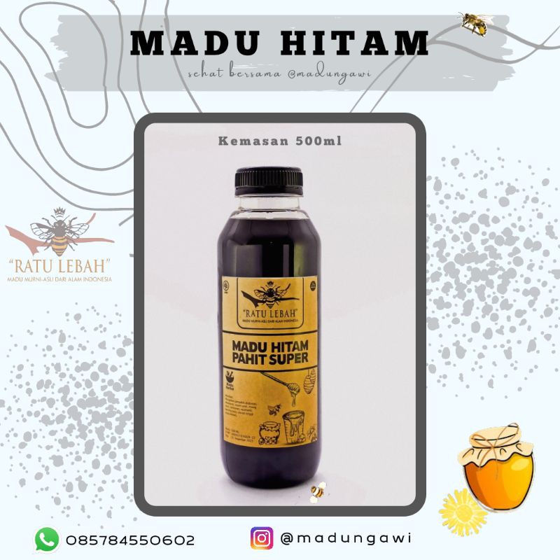 

Madu Hitam Super Pahit 500ml