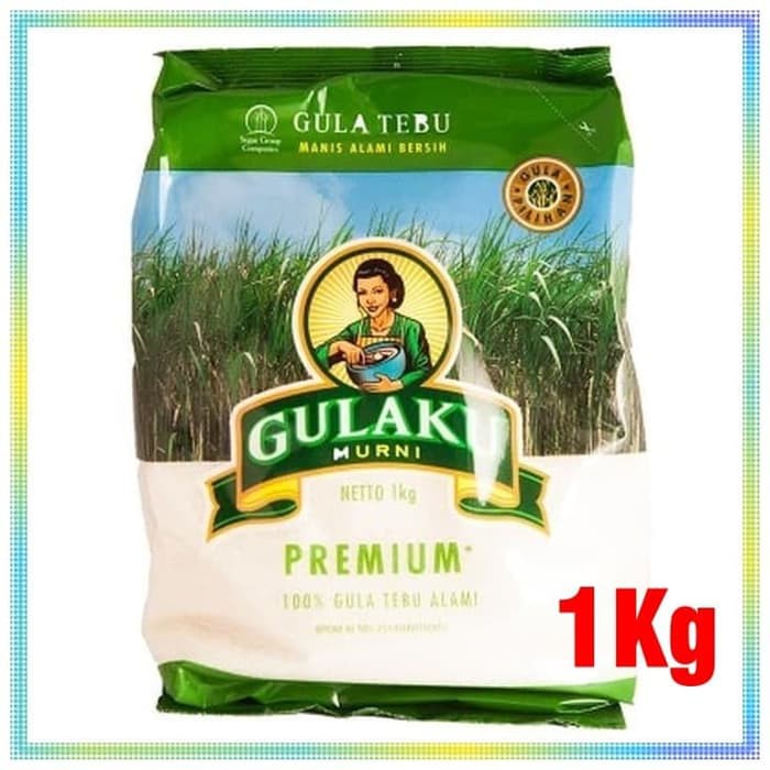 Gulaku 1 kg Gula Tebu Indonesia gula pasir GULAKU murni ...