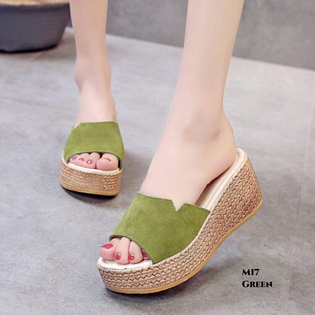 RESTOCK WYN WEDGES SANDAL FASHION KOREA SHOES M17