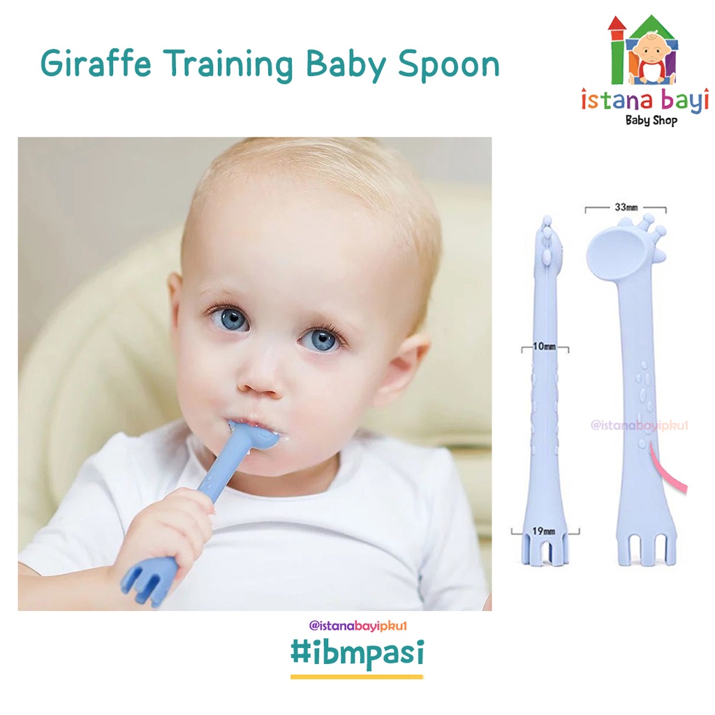 Carterlove Teether Spoon &amp; Fork 2in1 - Sendok Makan Bayi