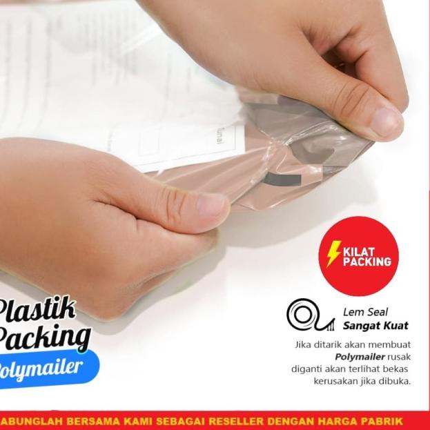 

☻ AMPLOP PLASTIK POLYMAILER PEACH (Uk :25cm x 33cm )PACK ♀