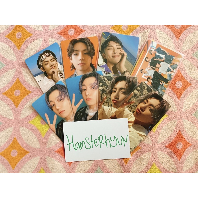 BTS - Butter Photocard - Peaches Cream - Namjoon Jungkook Taehyung Grup