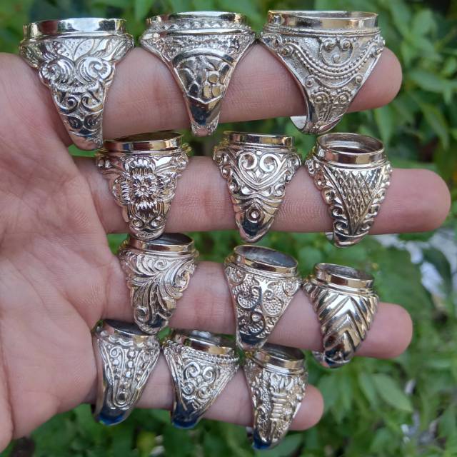 (HARGA PERKODI) GROSIR RING / EMBAN AKIK ALPAKA SUPER BEST SELLER
