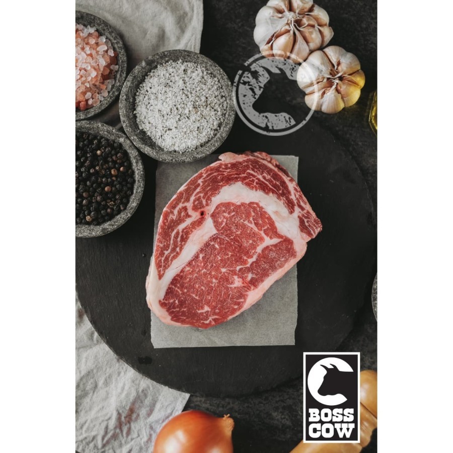 

Ribeye Wagyu AUS Marbling MB 5+ Rib Eye Premium Import