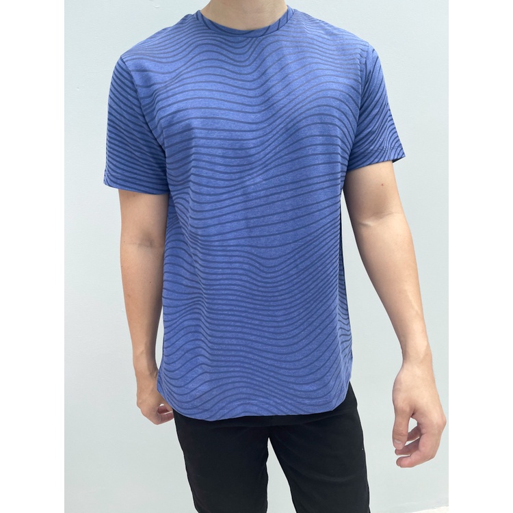 Kadaka MT-0124 Tshirt Kaos Pria Motif Garis