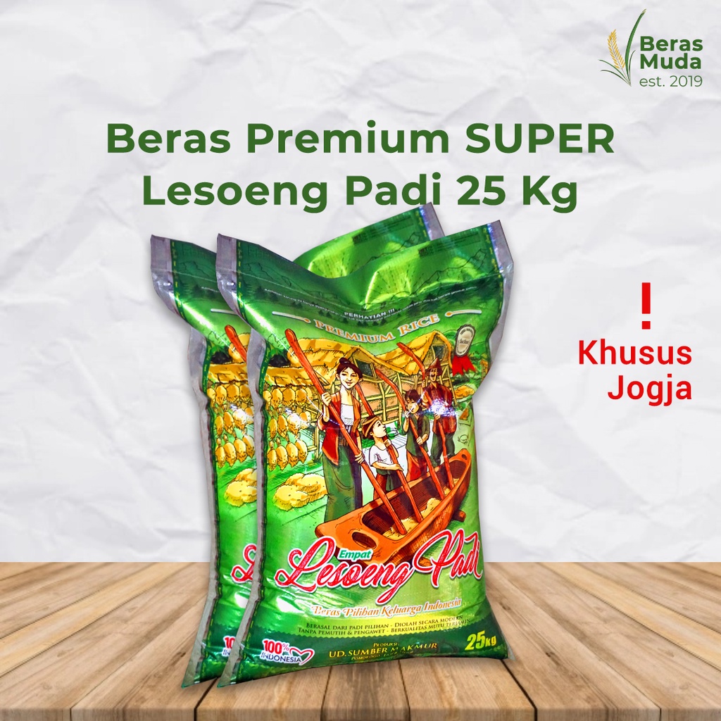 

Beras Super Premium Lesung Padi 25kg