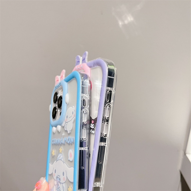 Soft Case Pelindung Lensa Glossy Bumper 3D Untuk iPhone 14 13 12 11 Pro Max X Xr Xs Max 7 8 6 6s Plus SE 2020