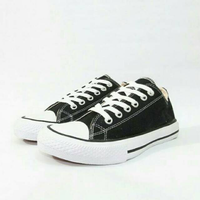 SEPATU CONVERSE ALL STAR LOW - HITAM, NAVY, ABU, MAROON, PUTIH LIST MERAH, PUTIH LIST HITAM (Free Box))