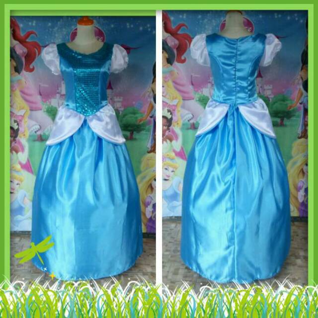 Princess Cinderella Dewasa/Baju Kostum Princess Cinderella/Cosplay Princess Disney Cinderella Adult