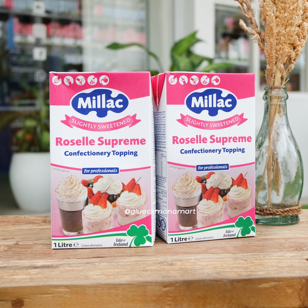 Jual Whipping Cream Millac Roselle Supreme 1L Whipp Cream Shopee