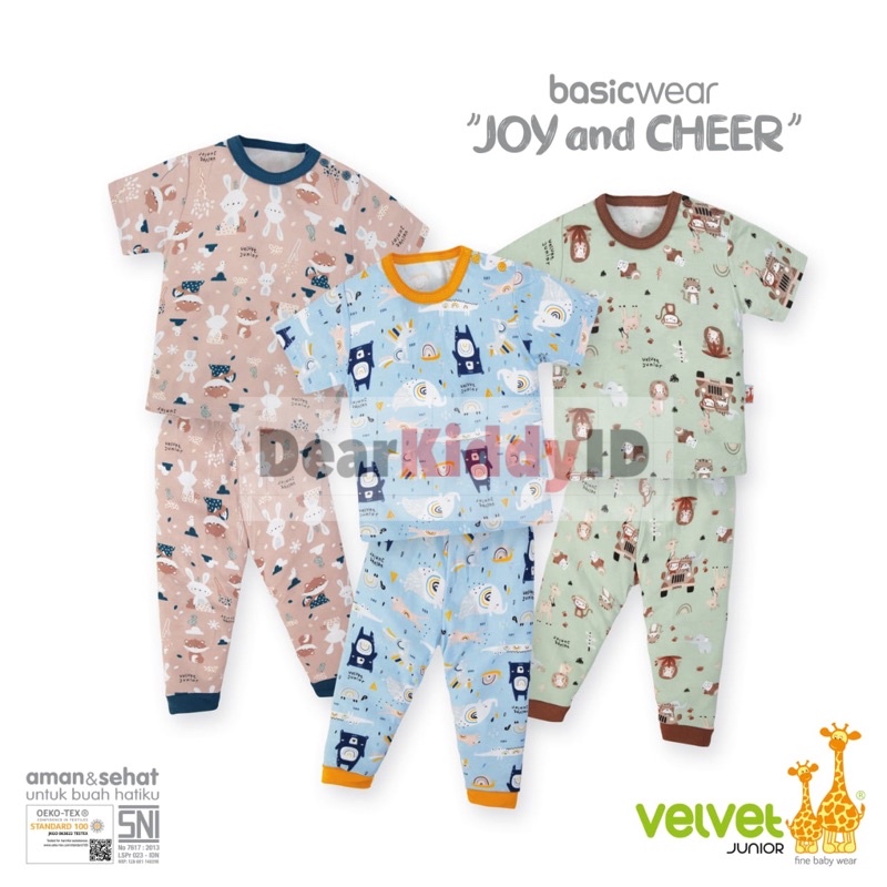(ECER) Velvet S M L LB XL XXL Setelan OBLONG PENDEK-PANJANG Anak / Setelan Harian Anak