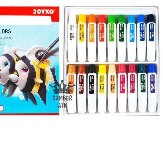 

☈ Acrylic Color Cat Akrilik Joyko TiTi ACC-12ML-18 Warna Colors ✪