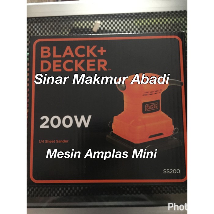 MESIN AMPLAS BLACK N DECKER SS-200