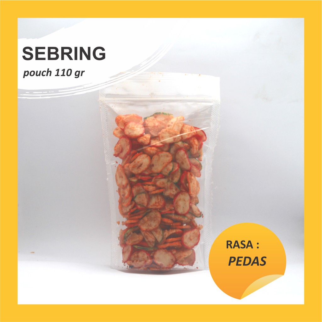 makanan ringan/sebring/pouch /100 gram