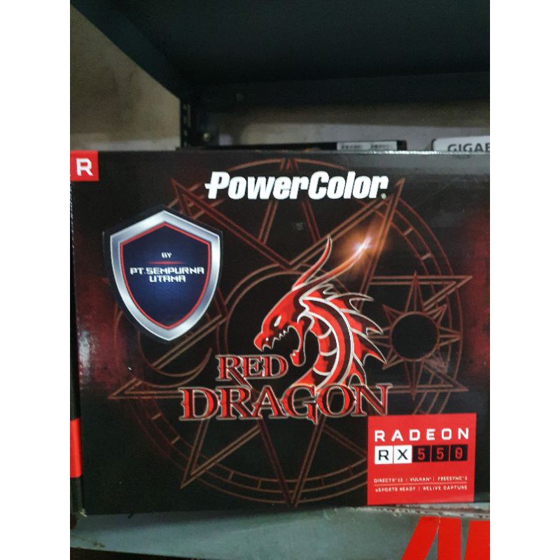 VGA POWERCOLOR RX 550 4gb