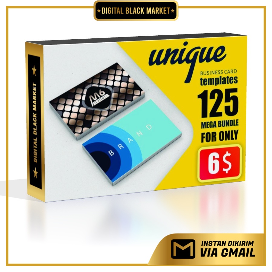 125 Business Card Mega Bundle - Adobe Photoshop &amp; Illustrator