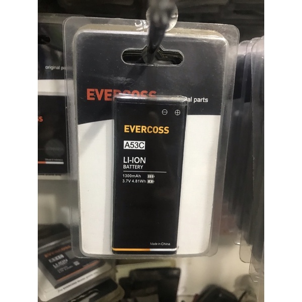 Battery evercoss A53C original resmi